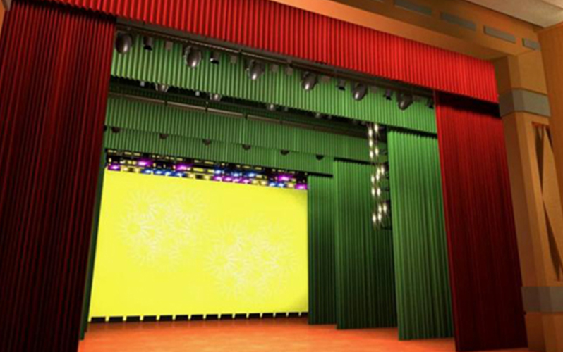 舞臺橫側(cè)幕